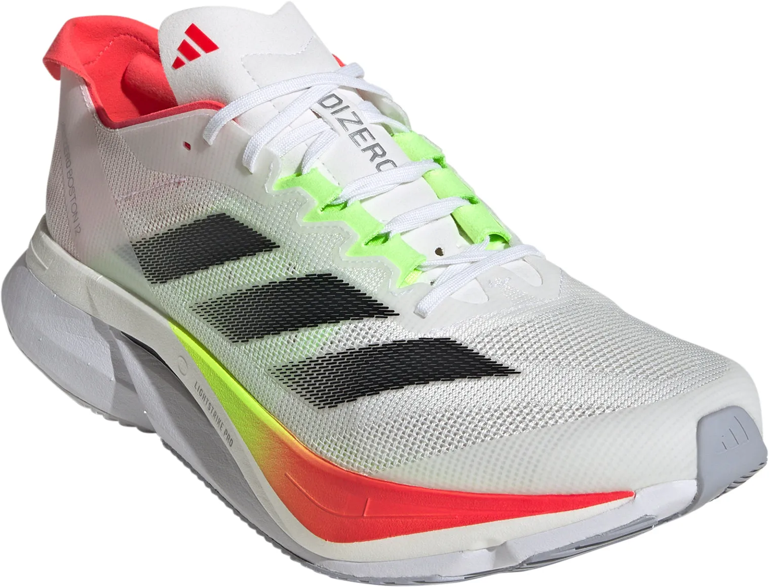 adidas Adizero Boston 12 Mens Running Shoes - White