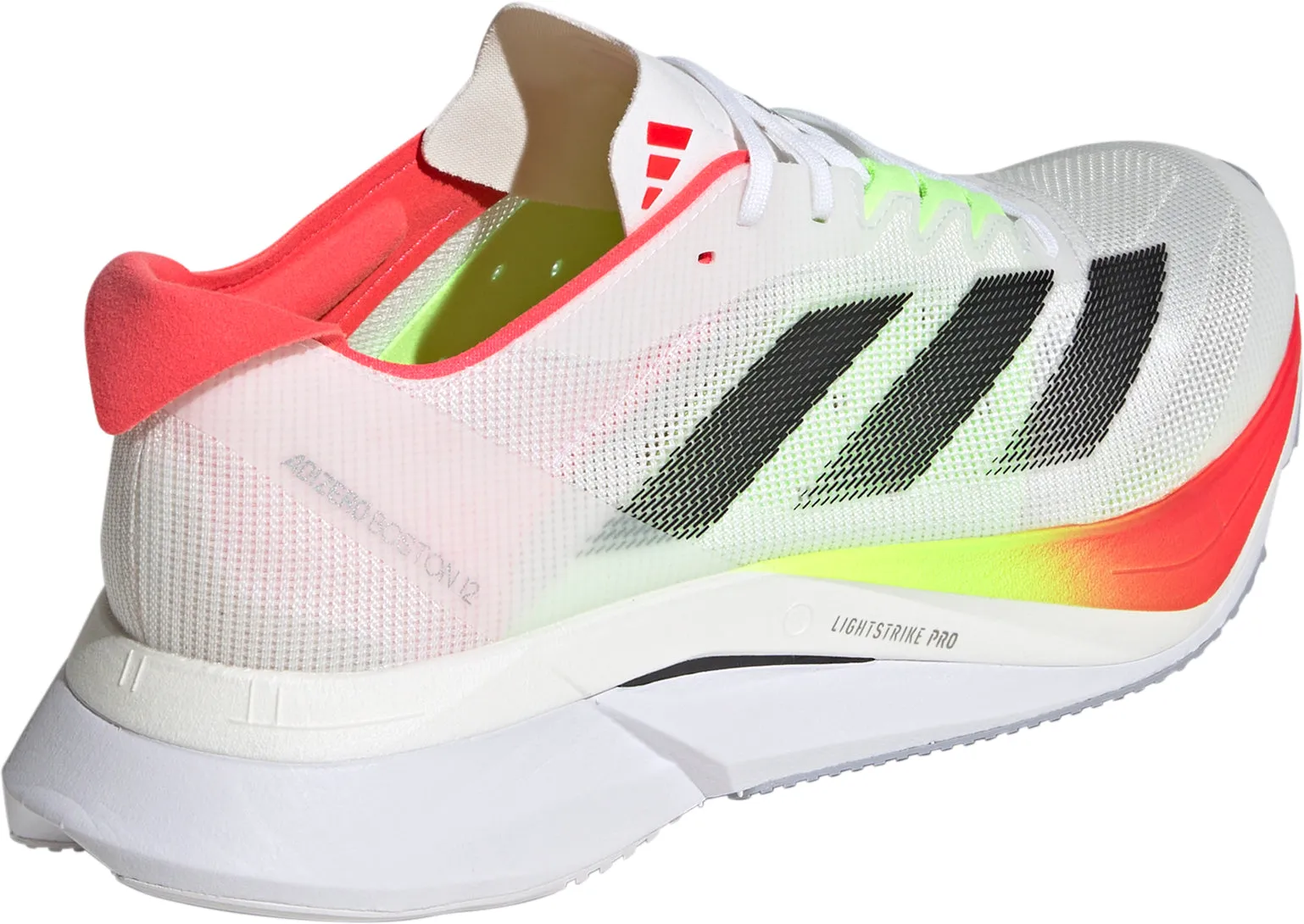 adidas Adizero Boston 12 Mens Running Shoes - White