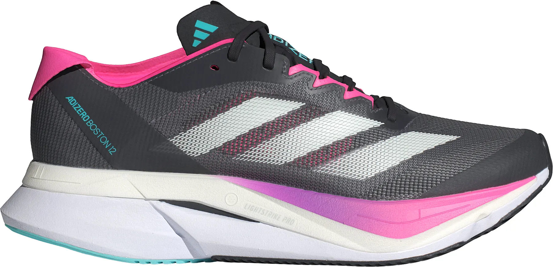 adidas Adizero Boston 12 Womens Running Shoes - Grey