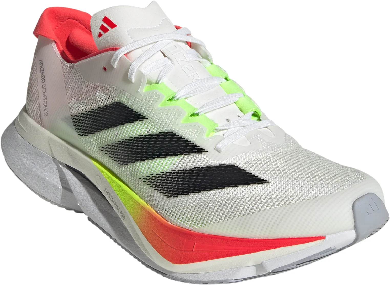 adidas Adizero Boston 12 Womens Running Shoes - White