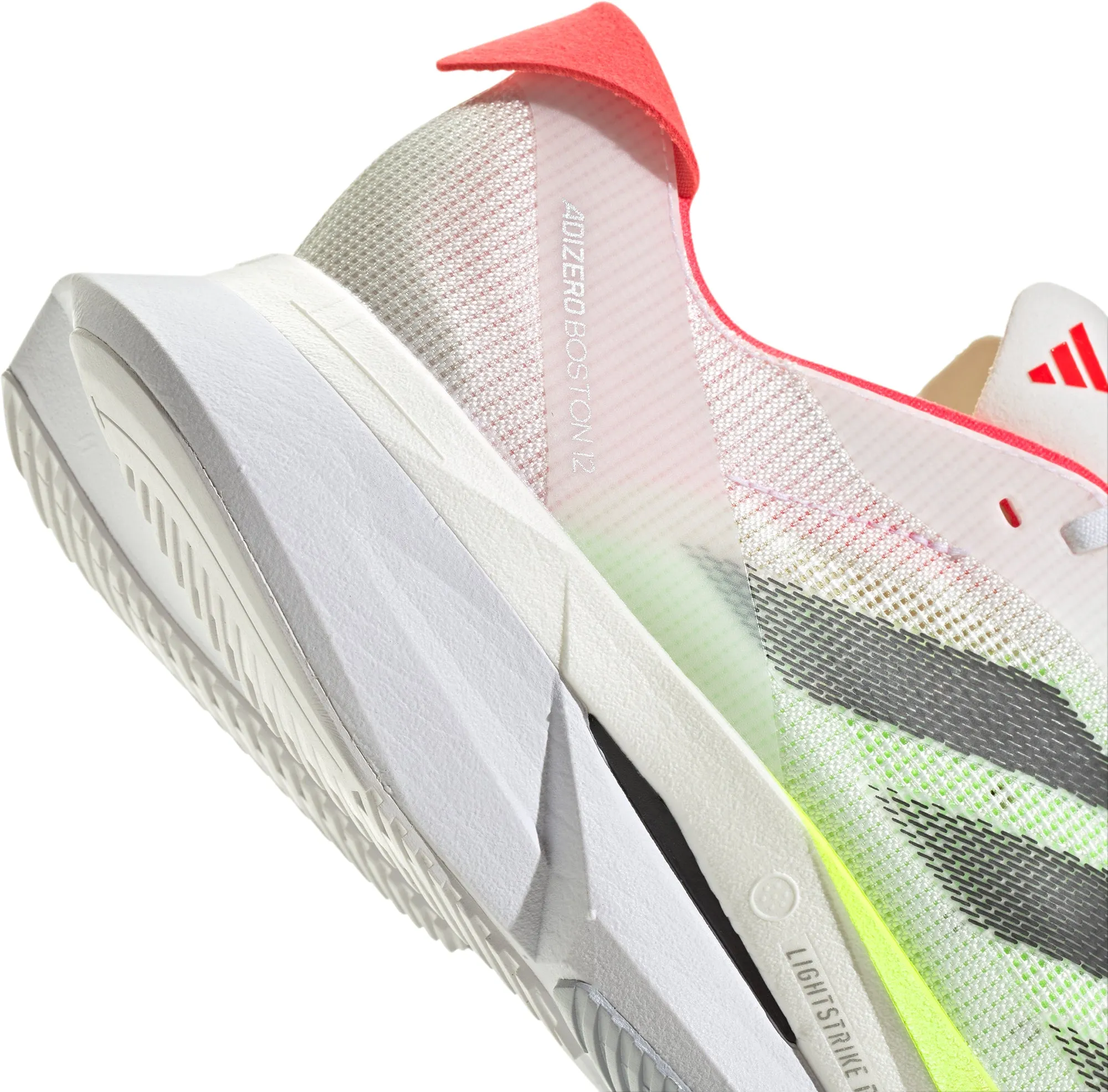 adidas Adizero Boston 12 Womens Running Shoes - White