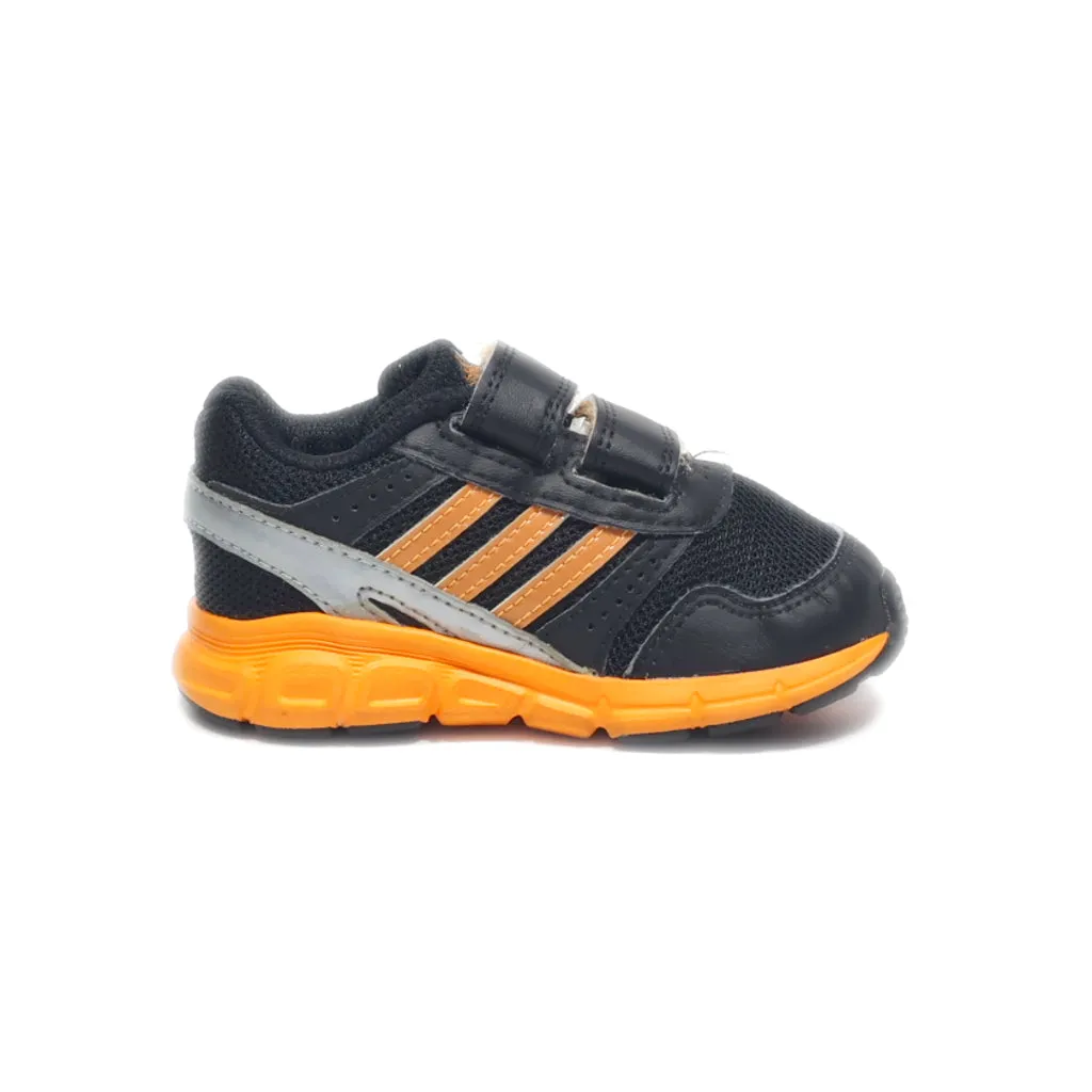 Adidas Hyper Fast Sport Shoes Leather Black Colour For Kids