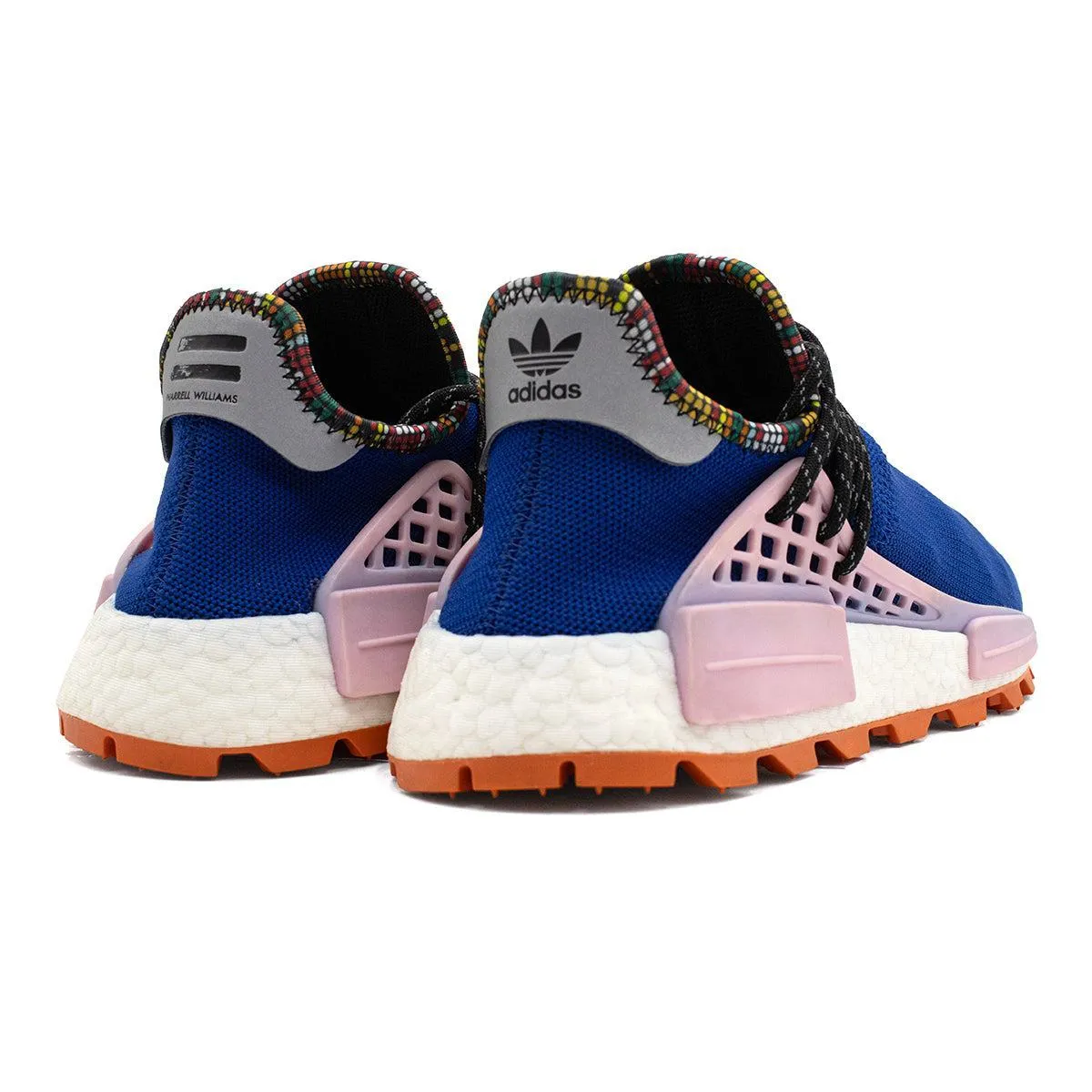 Adidas X Pharrell Williams Nmd Hu Inspiration Pack Sport Shoes Fabric Blue Colour For Men