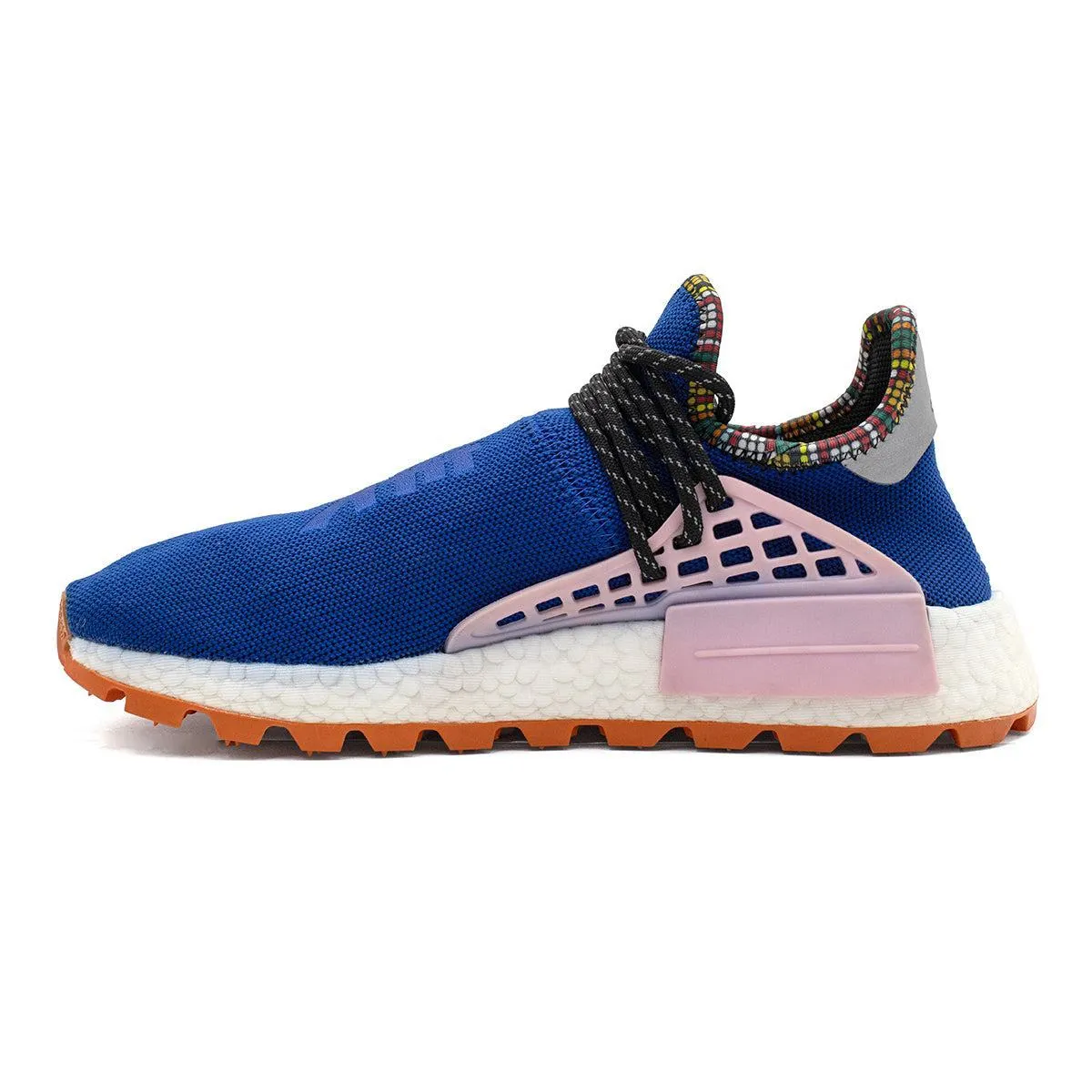 Adidas X Pharrell Williams Nmd Hu Inspiration Pack Sport Shoes Fabric Blue Colour For Men