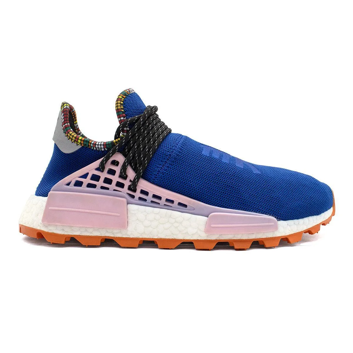 Adidas X Pharrell Williams Nmd Hu Inspiration Pack Sport Shoes Fabric Blue Colour For Men