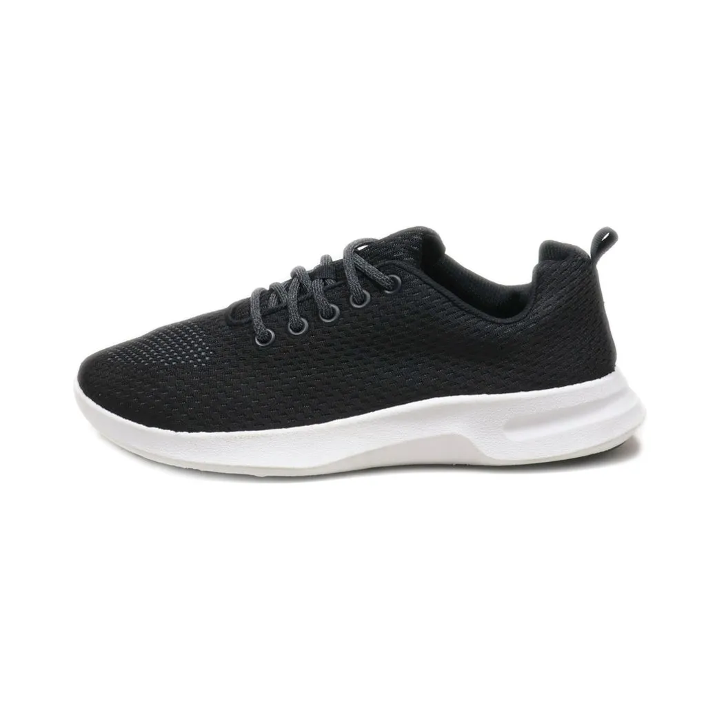 Athletic Sport Shoes Leather Black Colour For Men