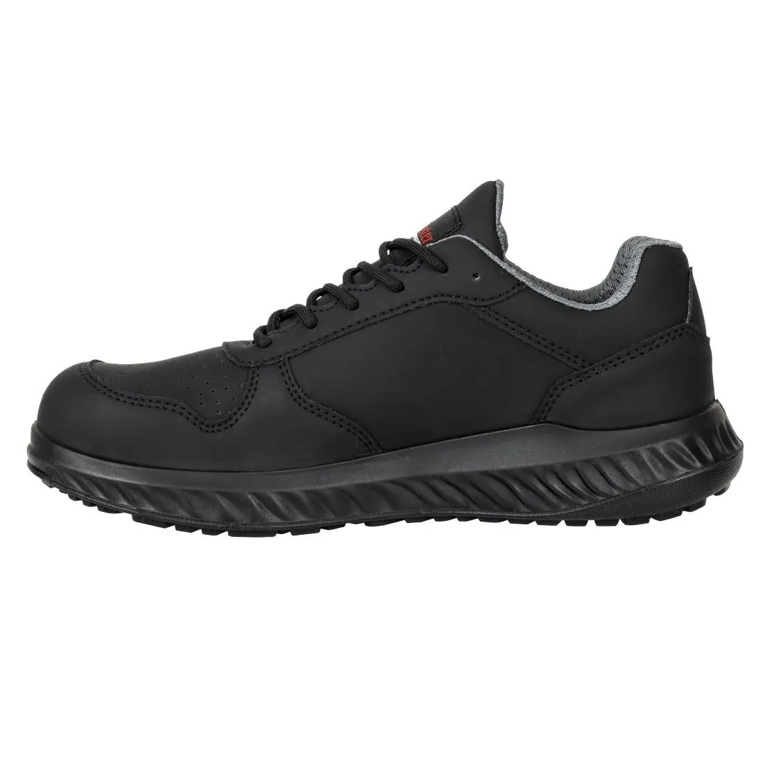 BA063-46 Slipbuster Recycled Microfibre Trainers Matte Black 46