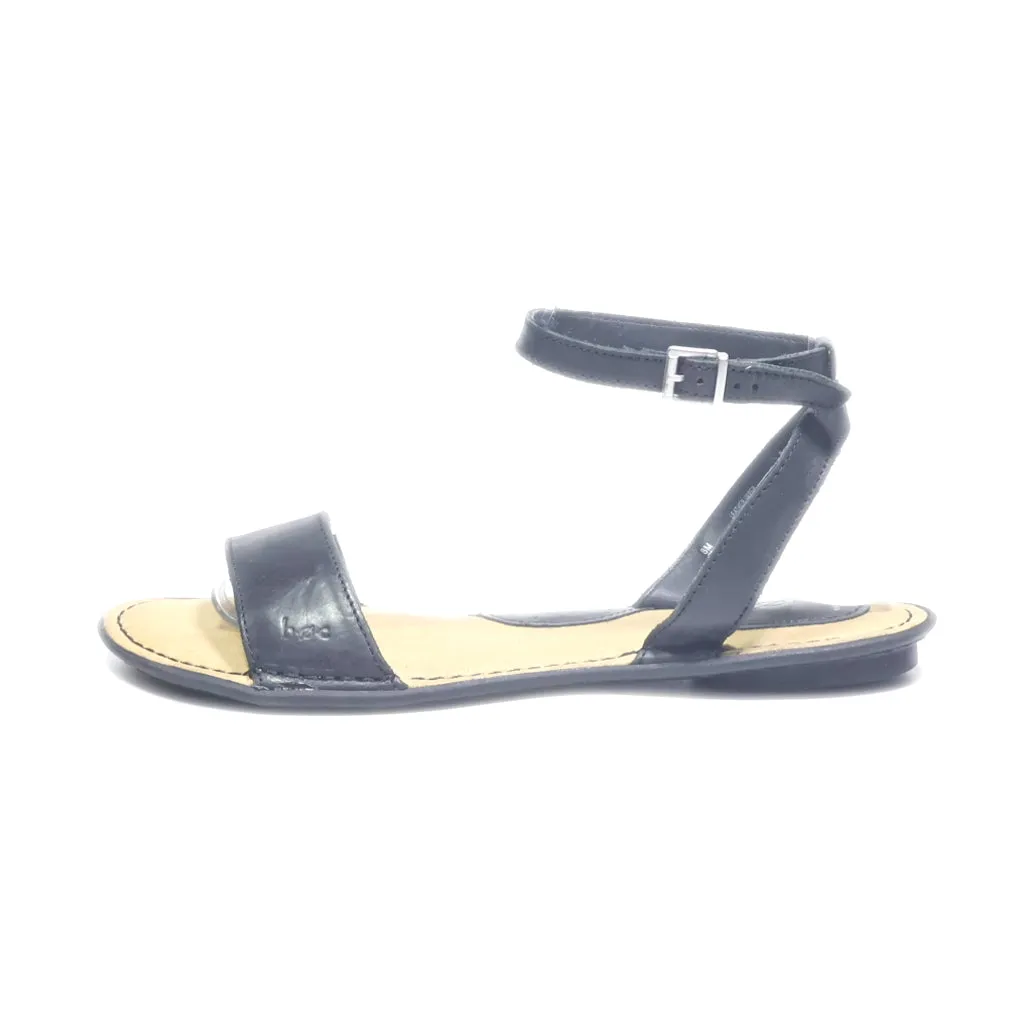 Born Flat Sandals Leather Black Colour For Women