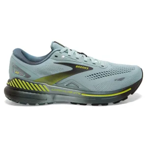 Brooks Men's 110391 458 Adrenaline GTS 23  Cloud Blue Goblin Blue Lime Cushion Support Running Shoes