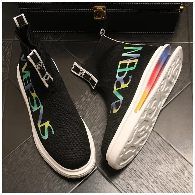 Casual Breathable Casual Stretch Fabric Sneakers