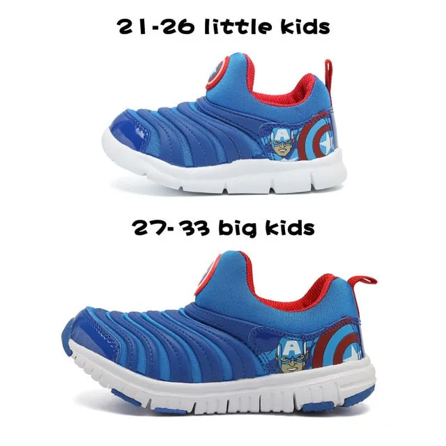 Casual Light Breathable Children's Runing Shoes With Cartoon Pattern