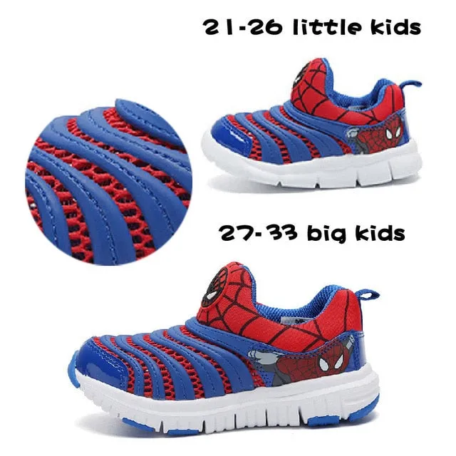 Casual Light Breathable Children's Runing Shoes With Cartoon Pattern