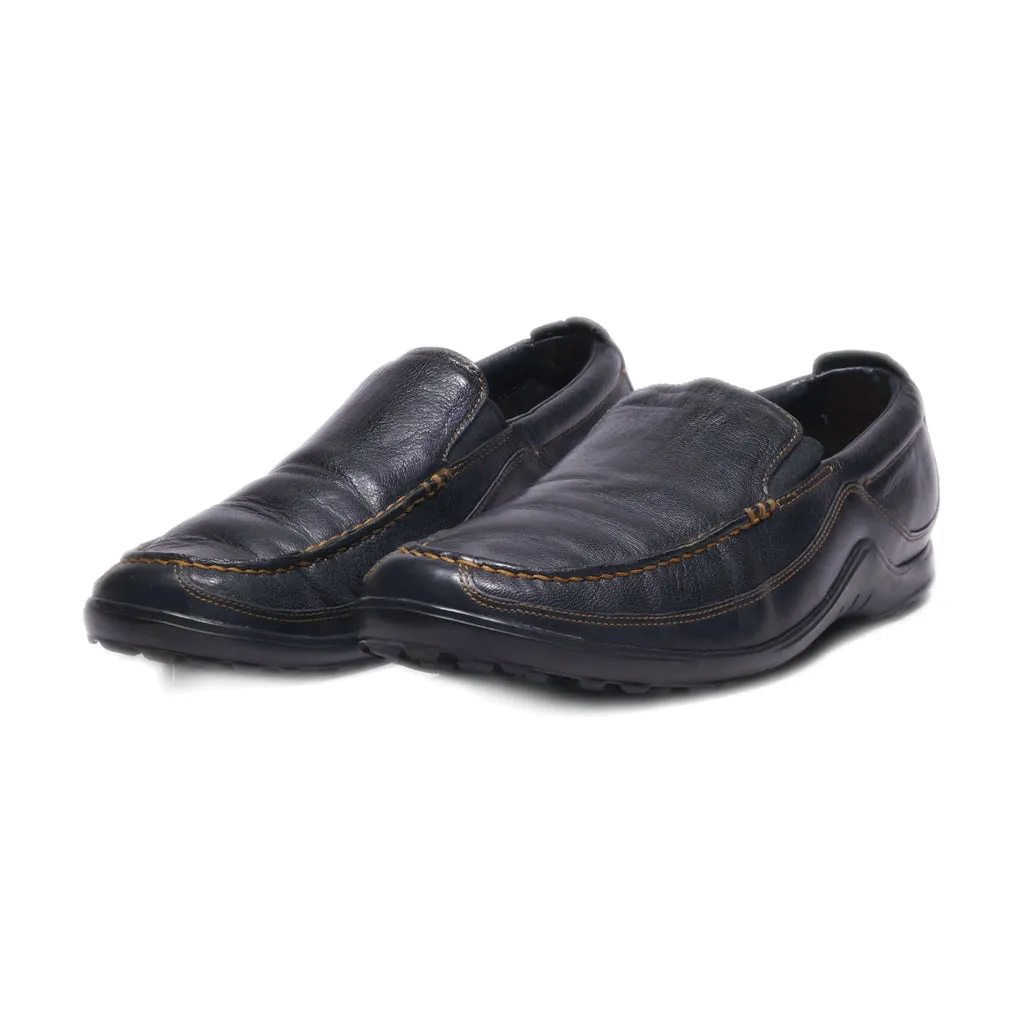 Cole Haan Venetian Loafers Leather Black Colour For Men