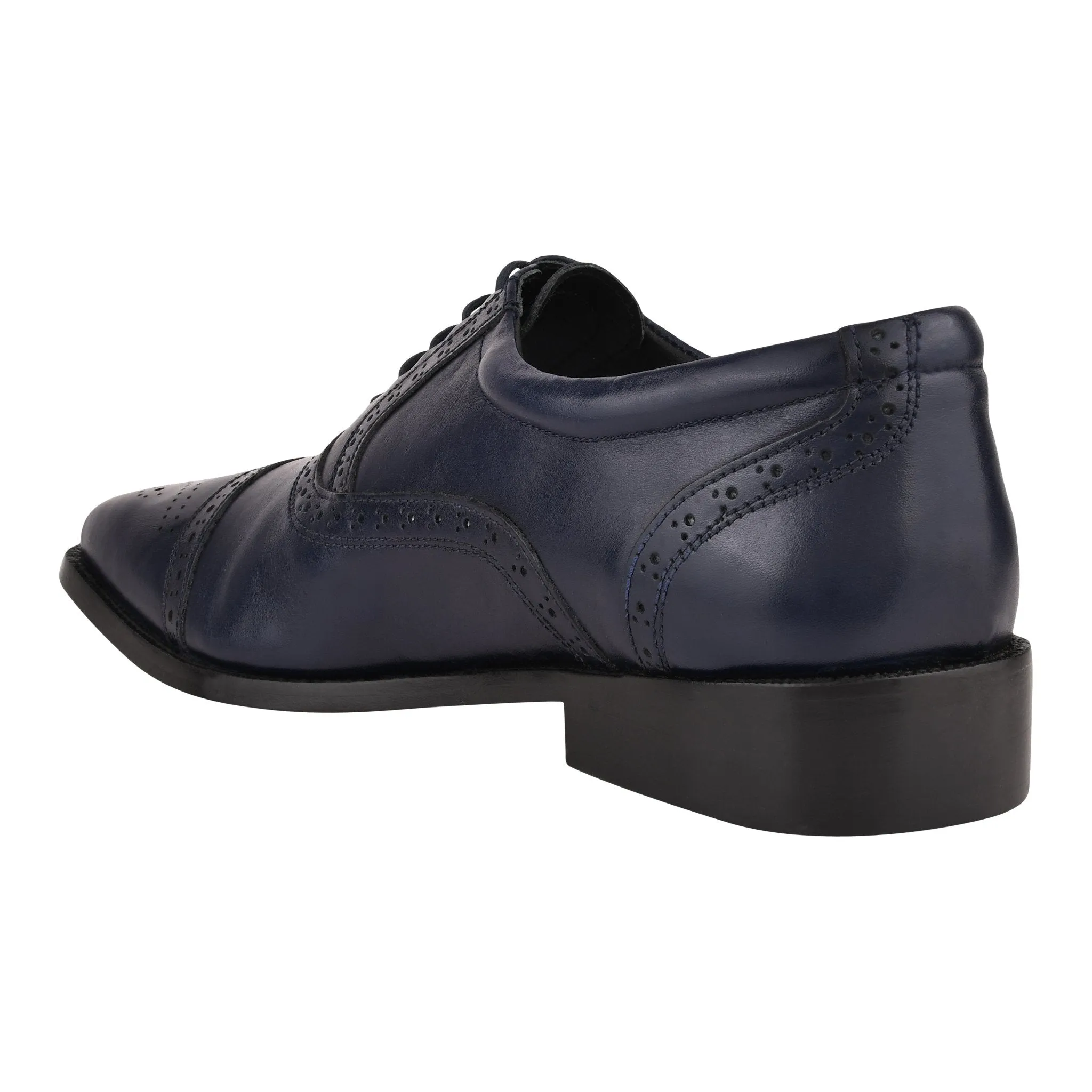 Danis Leather Derby Style Dress Shoes for Men