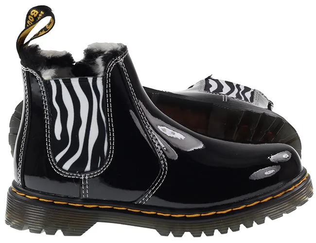 Dr Martens Boots Kids 2976 Leonore Patent Lamper Black