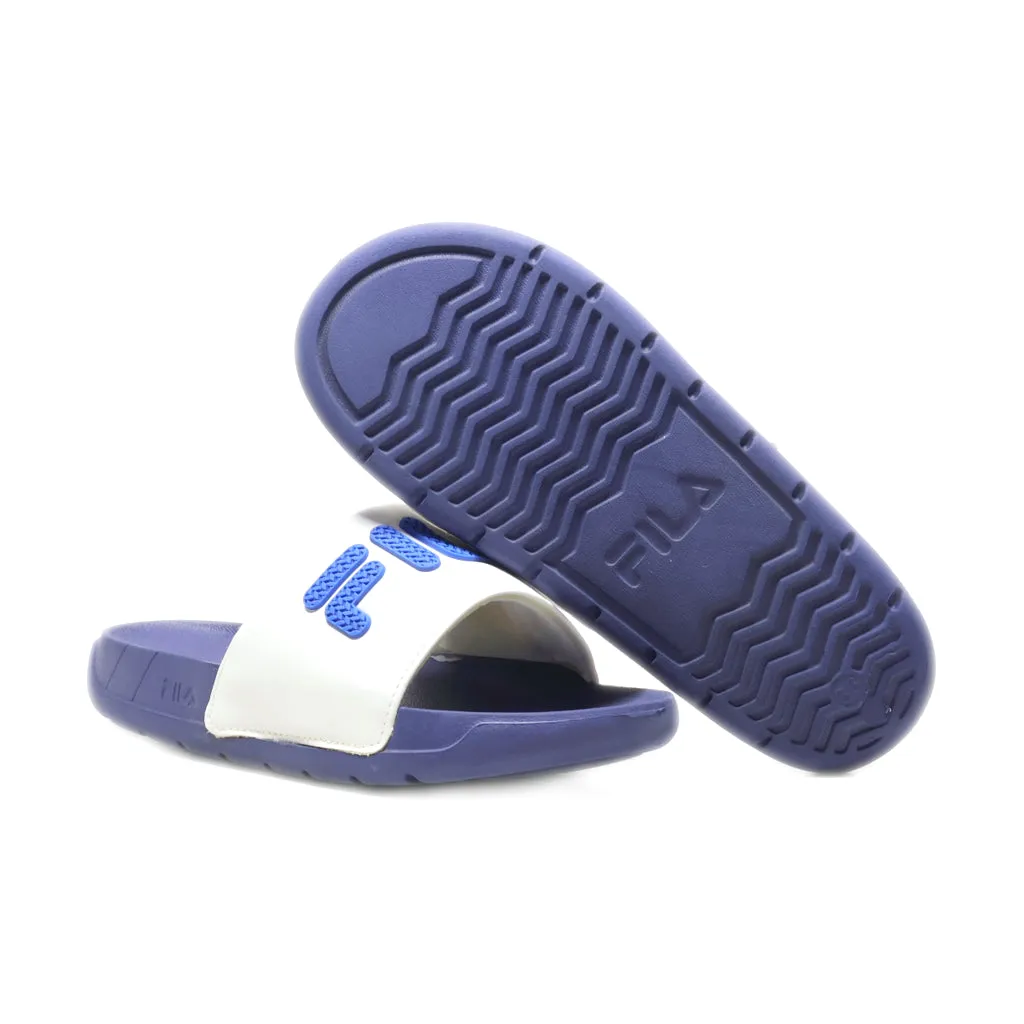 Fila Flat Sandals Leather White Colour For Kids