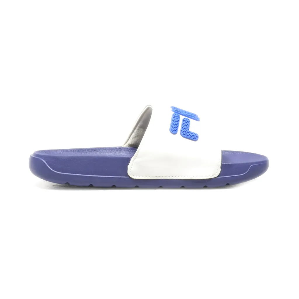 Fila Flat Sandals Leather White Colour For Kids