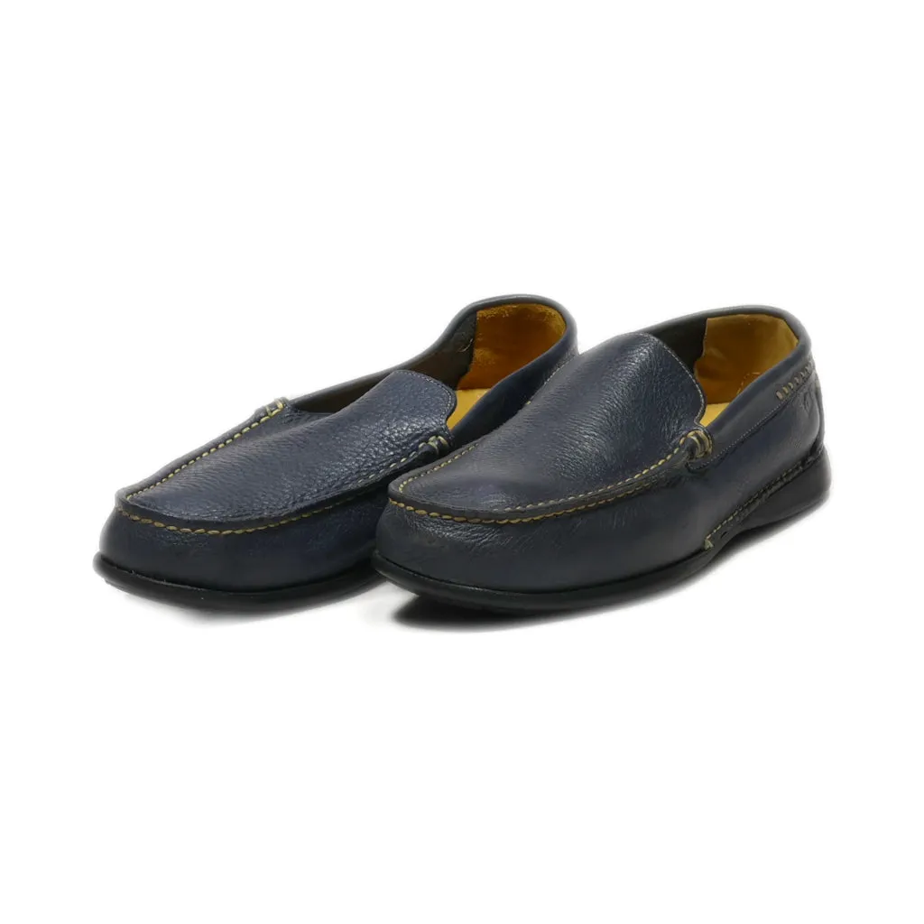 Fluchos Loafers Leather Grey Colour For Men