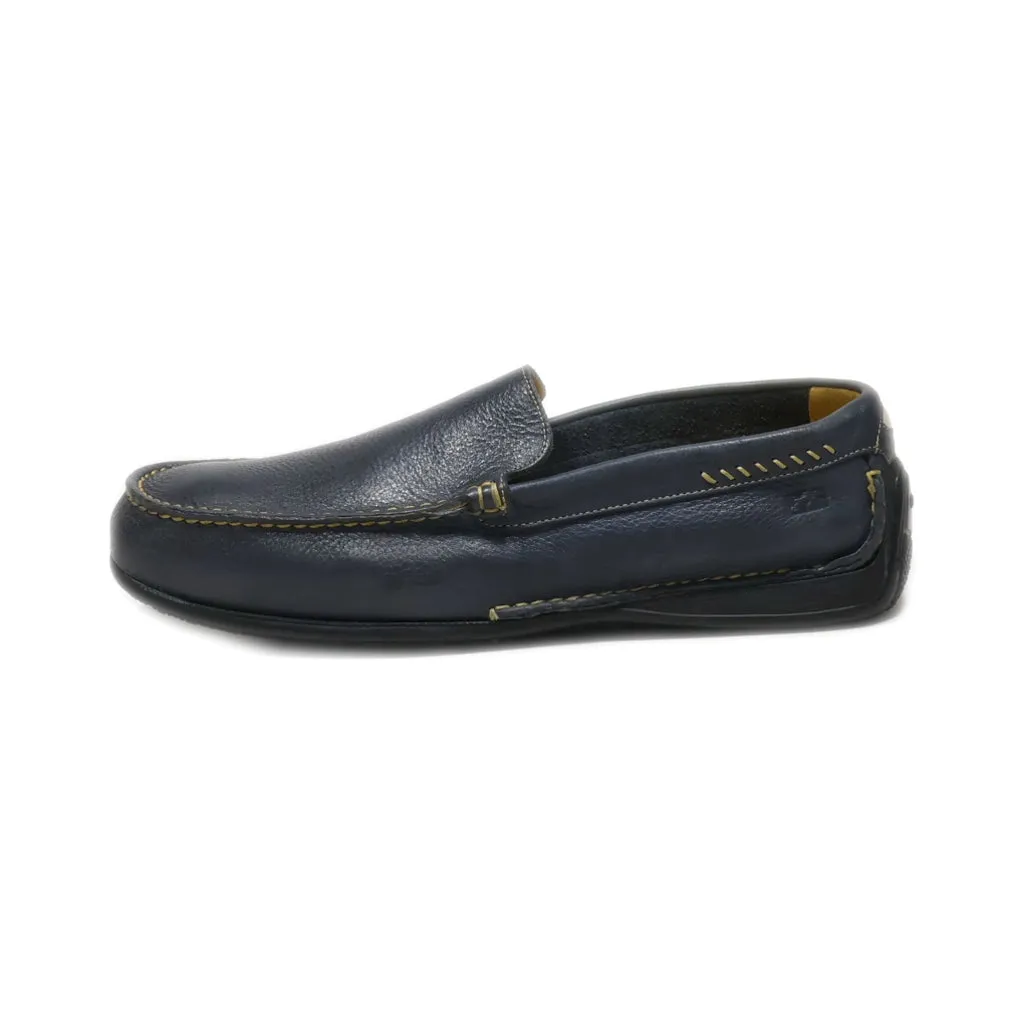 Fluchos Loafers Leather Grey Colour For Men