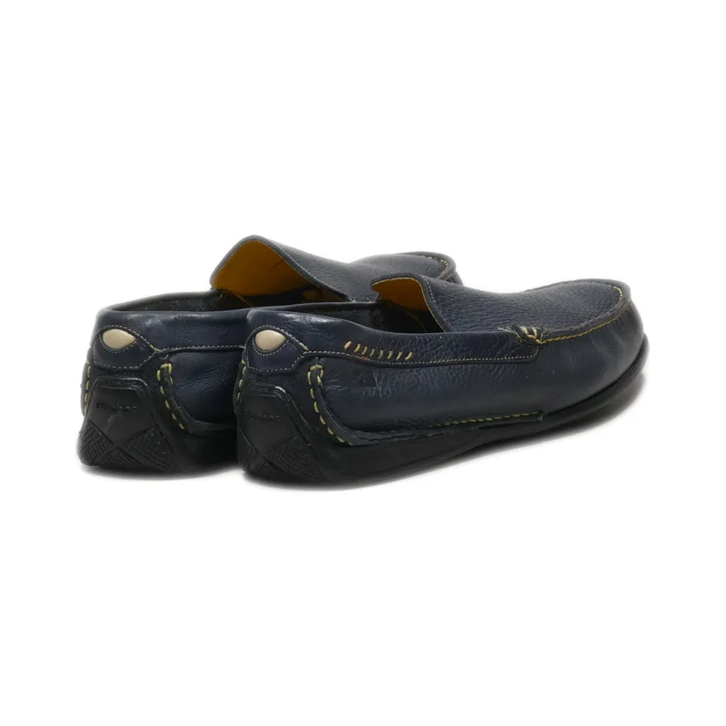 Fluchos Loafers Leather Grey Colour For Men