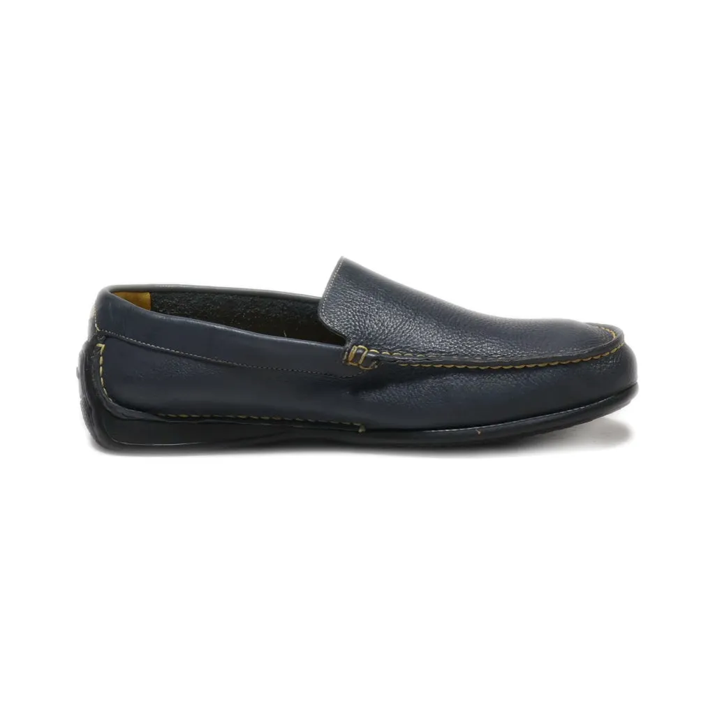 Fluchos Loafers Leather Grey Colour For Men