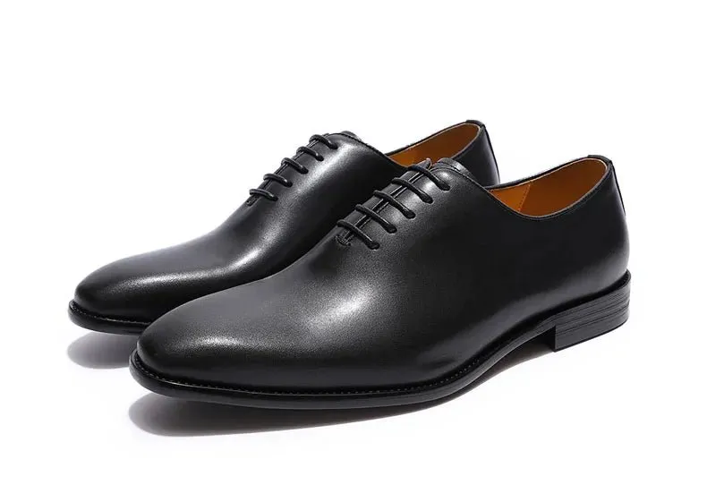 Genuine leather men dress shoes & oxford shoes fashion high quality gentleman shoes for business and party