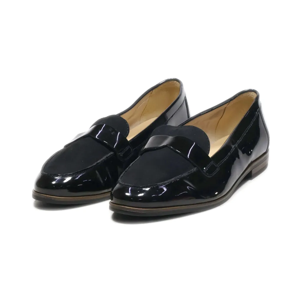 Graceland Loafers Leather Black Colour For Women