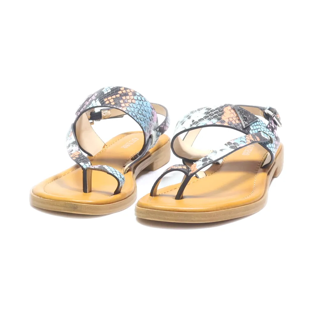 Guess High-Heel Sandals Leather Multicolour Colour For Women