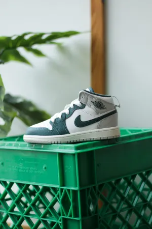 JORDAN 1 MID SE (PS) "OXIDIZED GREEN"