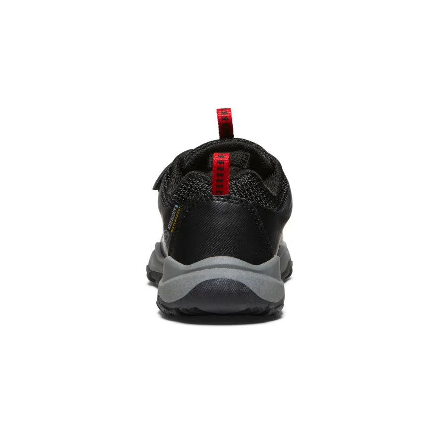 Little Kids' Wanduro Waterproof Shoe  |  Black/Ribbon Red