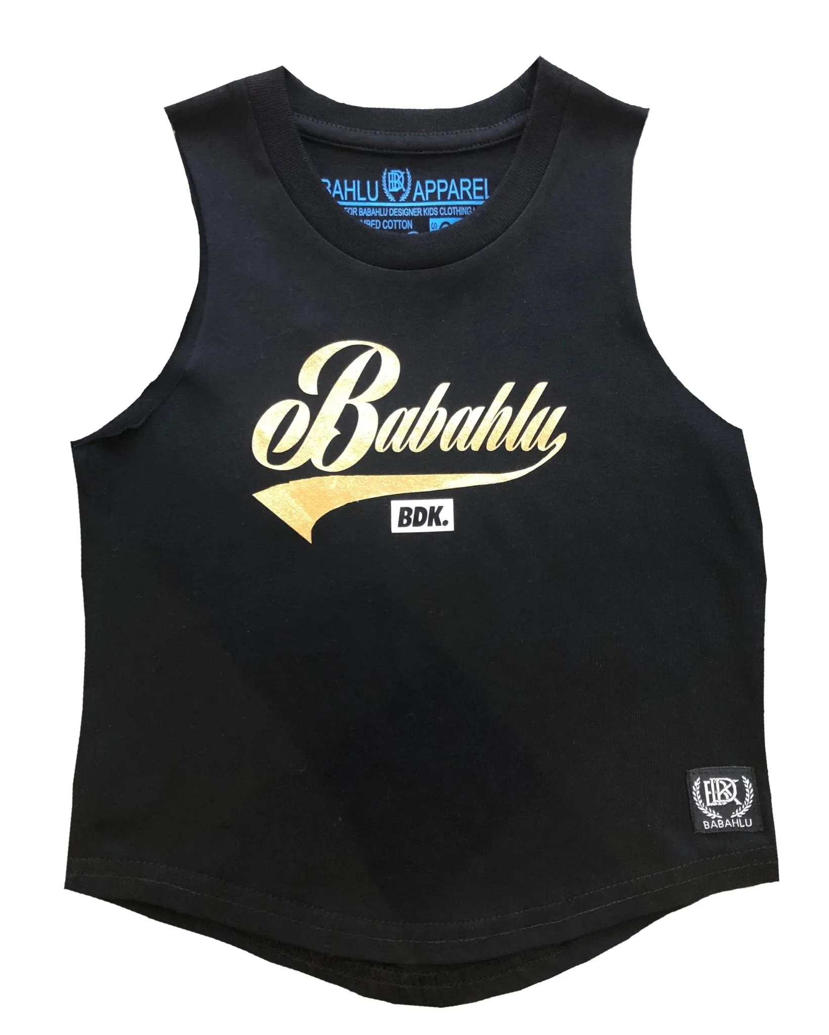 Muscle Tank Gold Babahlu Print