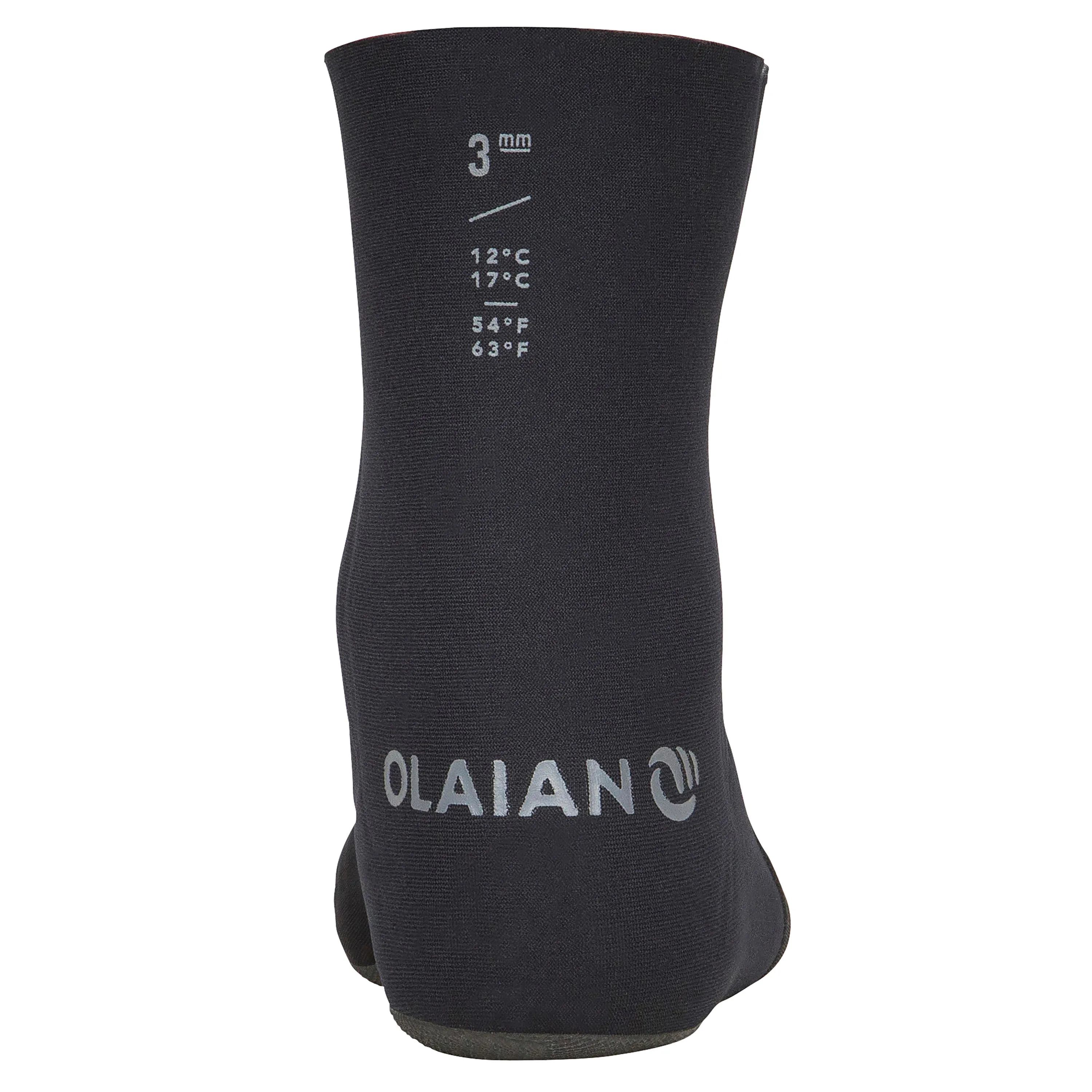 Neoprene surf socks 3 mm black OLAIAN, black