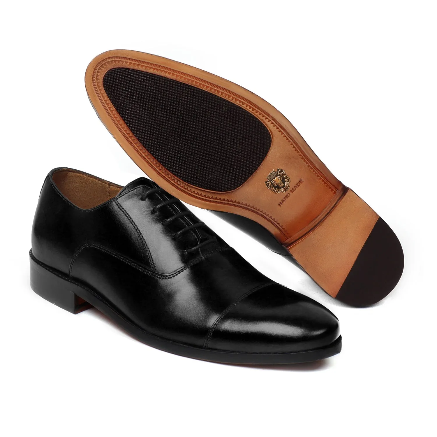 Oxford Lace-Up Black Formal Shoes