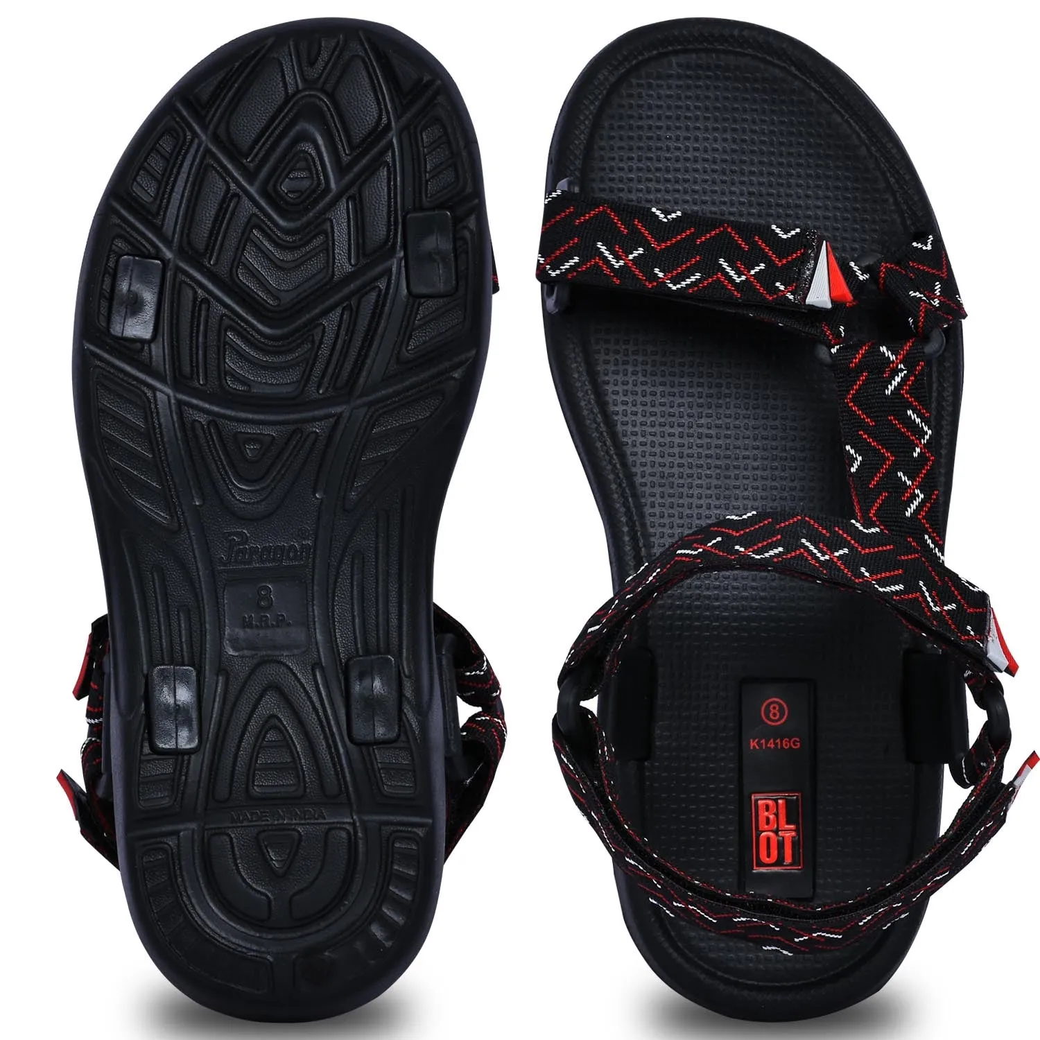 Paragon Blot EVK1416G Men Stylish Sandals | Comfortable Sandals for Daily Outdoor Use | Casual Formal Sandals with Cushioned Soles