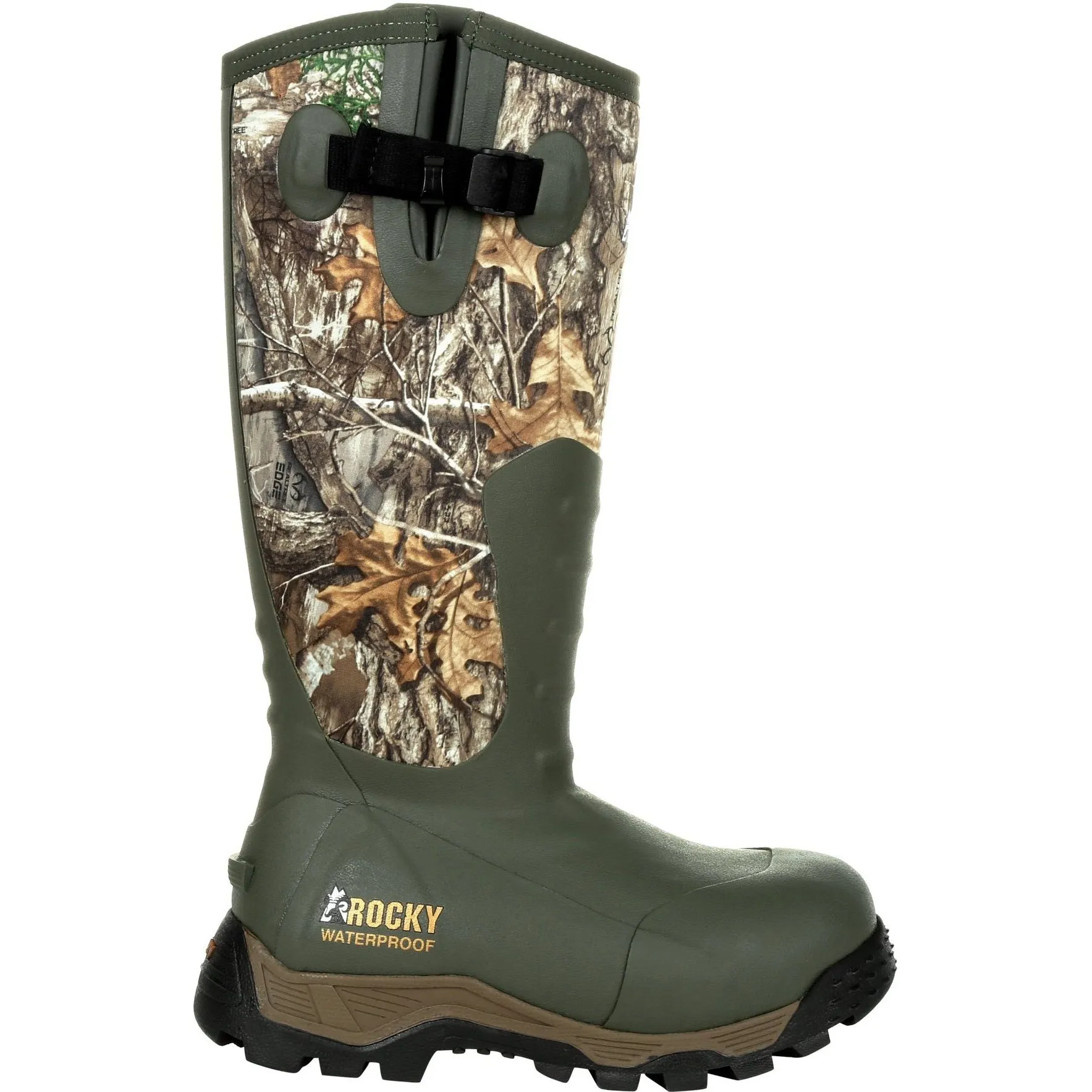 Rocky Women's Sport Pro 16" WP 1200G Ins Side Zip Hunt Boot Realtree RKS0479