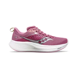 Saucony | Women's Ride 17 Running Shoes - Orchid/Silver