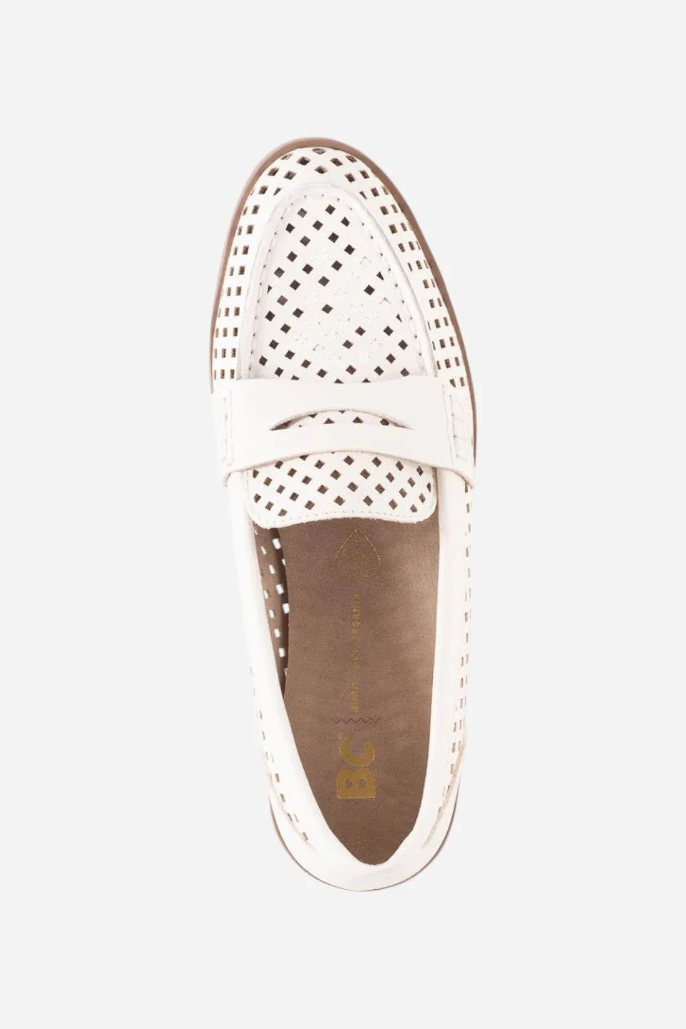 Seychelles Bamboo Mule Loafer in Off White