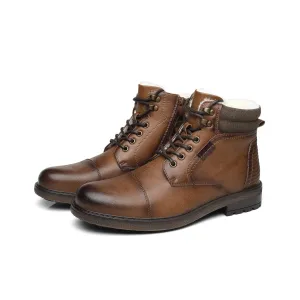 West Louis™ Men Anti-Slip Warm Leather Winter Boots